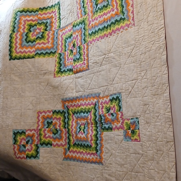Handmade Colorful Quilt - Picture 7 of 14